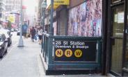 Chelsea subway - 28th Street &amp; Broadway Subway Station [N, R, W train] Entrance