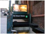 Harlem subway - 103rd Street &amp; Lexington Avenue Subway Station [4, 6 train] Entrance
