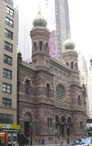 NYC Landmark - Central Synagogue  view