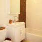 Bathroom of rental apartments at 20 Exchange Place