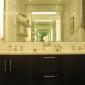 Bathroom of rental apartments at One Beacon Court 