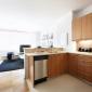 Kitchen at the Ashley 400 West 63rd Street NYC Flats 