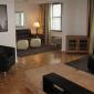 Gateway Plaza rental building Living Room - NYC Flats 