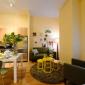 90 West Street Living Area and Kitchen View - Manhattan Rental Apartments
