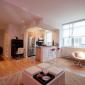 Sessanta apartments Living Area and Kitchen View of Studio Residence