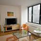 450 North End Avenue Living room - Manhattan Rental Apartments