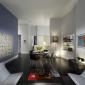 The Exchange rental building Living Room - NYC Flats