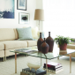 Crystal Green Livingroom - Luxury Midtown Rentals, NYC