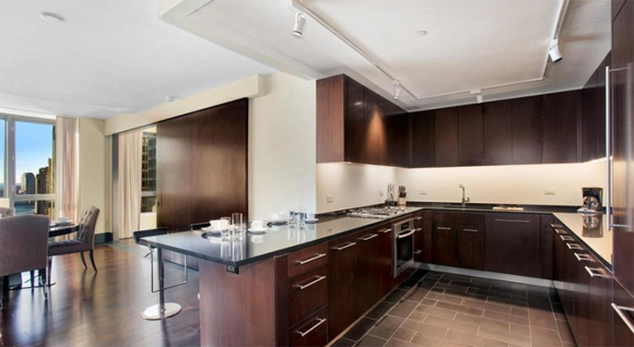 The Setai luxury apartments feature beautifully designed gourmet kitchens with open layouts.