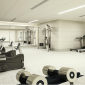 Fitness Center in the Wimbledon Apartment Building