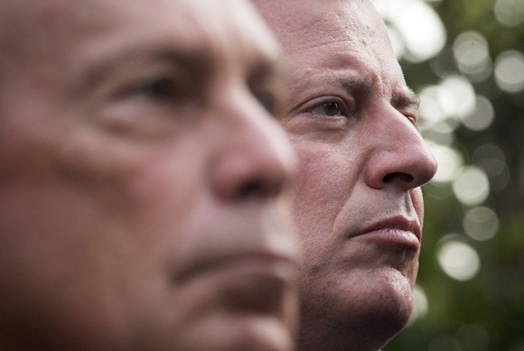 De Blasio and Bloomberg