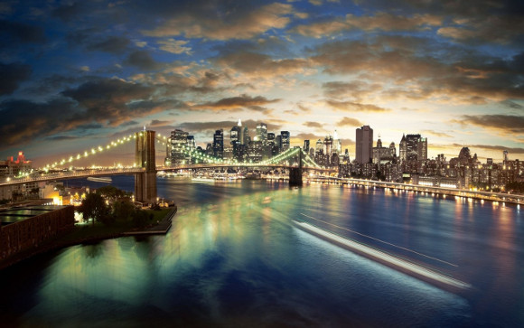 Manhattan Skyline from Brooklyn