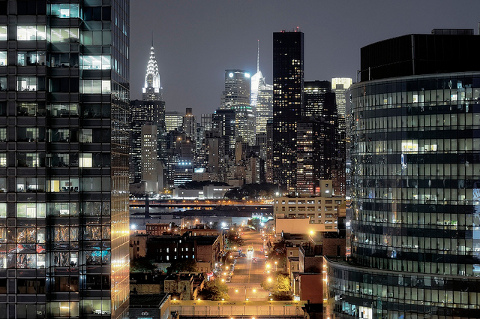 Long island City Skyline View