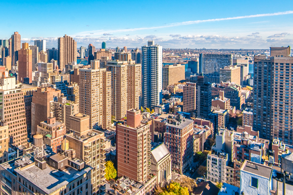 Midtown's cityscape offers a variety of new constructions and older buildings.